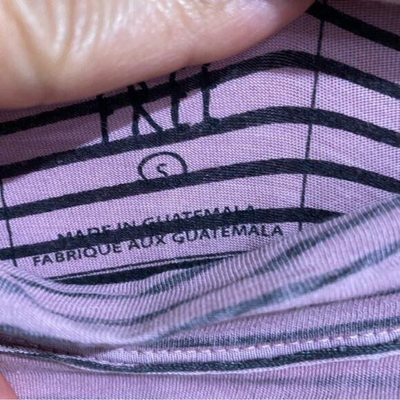 Free People Orchid Be Free Striped Tunic Sz S - Picture 8 of 16